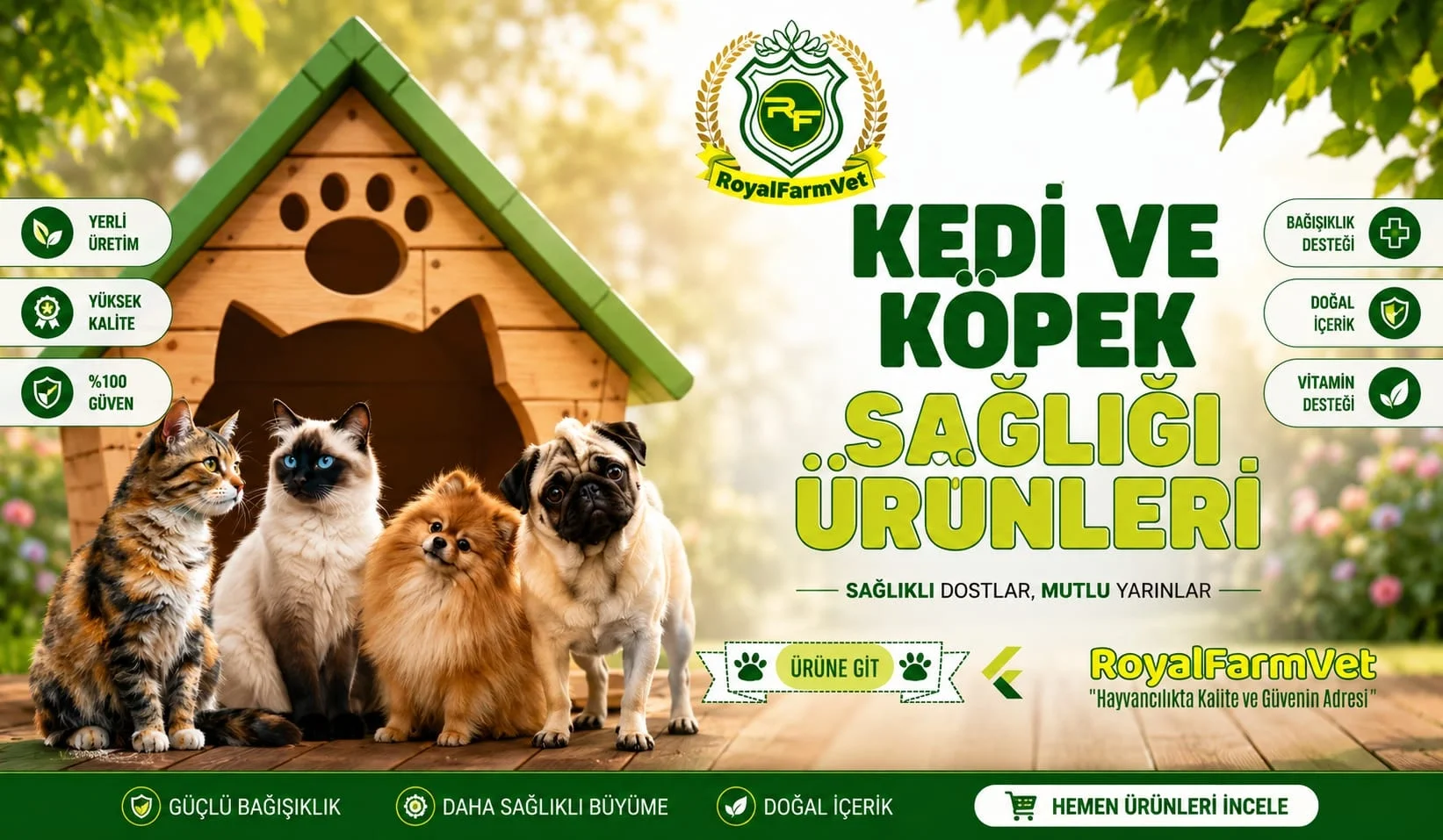 KEDİ VE KÖPEK SAĞLIĞI ÜRÜNLERİ