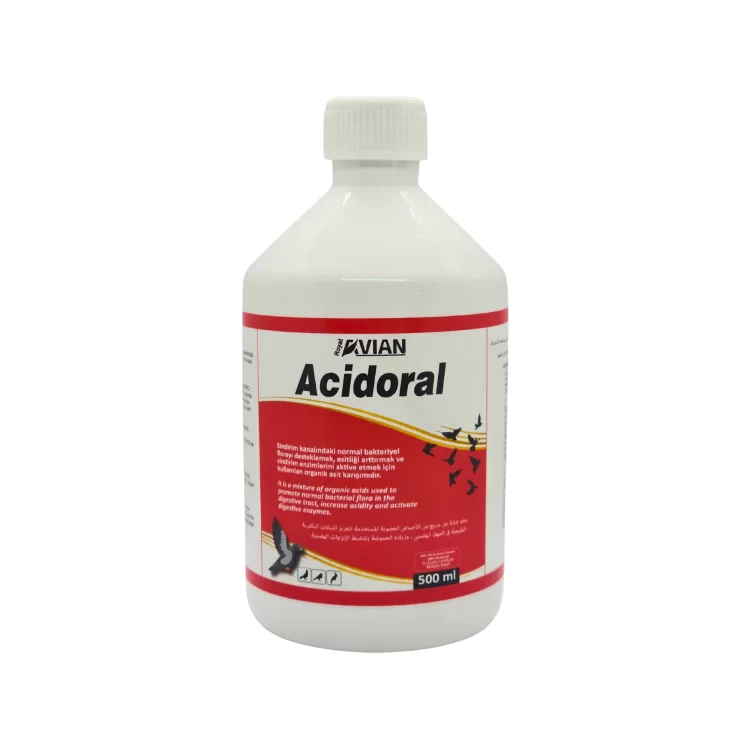 Royal İlaç Acidoral 500 Ml. Kanatlılarda Ve Kuşlarda Ishal Kesici