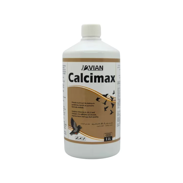 Royal İlaç Calcimax 1 Lt. Kafes Kuşlarında Kabuk Ve Fosfor Desteği