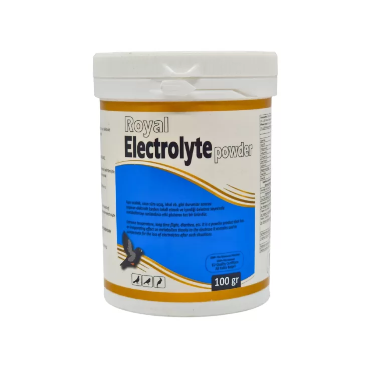 Royal İlaç Electrolyte Powder 100 Gr. Kanatlılarda Elektrolit Desteği