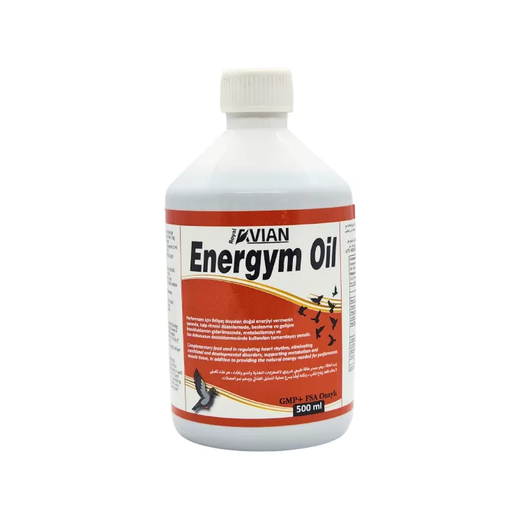 Royal İlaç Energym Oil 500 Ml. Güvercin Ve Kafes Kuşlarında Üstün Kaliteli Yağlar