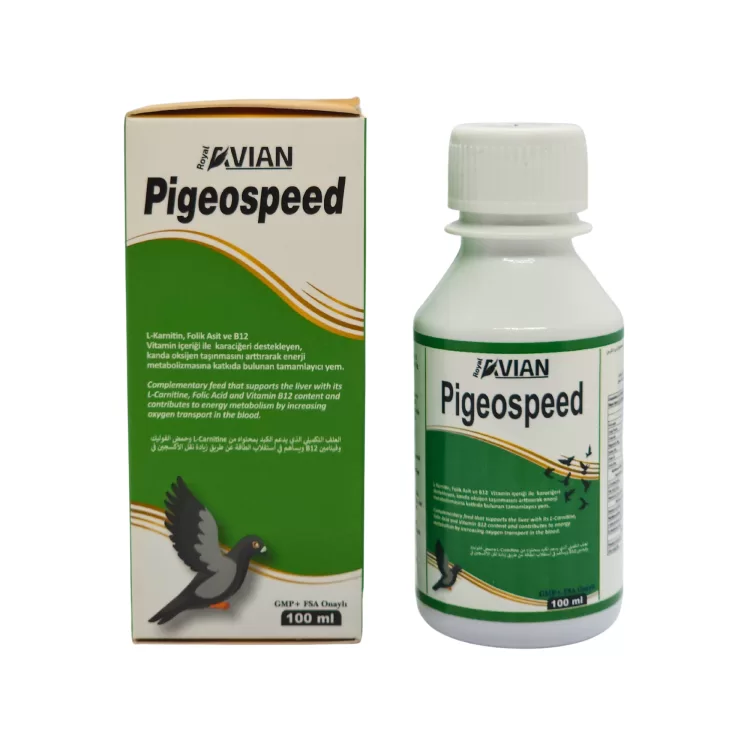 Royal İlaç Pigeospeed 100 Ml. Güvercinlerde Uçum Hızı Desteği