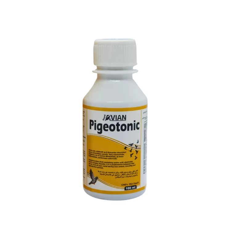 Royal İlaç Pigeotonic 100 Ml. Aminoasit ve B Vitamini Destekleyici Yem