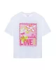 Baskı Detaylı T-shirt Ekru