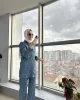 Denim Efektli Payet Pantolon