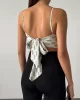 Desenli Crop Bluz Natur