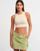 Dikiş Detaylı Crop Top