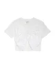 Fiyonk Detaylı T-shirt Ekru