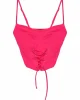 Kuşgözü Detaylı Top Bluz Pembe