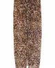 Leopar Desenli Midi Etek Kahve