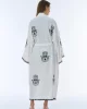 Nakış Detaylı Kimono Natur