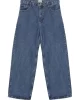 Paçası Yırtık Denim Pantolon Mavi