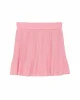 Pile Detaylı Etek Pembe