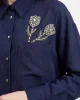 Taş İşleme Detaylı Denim Takım