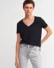 Yaka Basic T-Shirt-Siyah