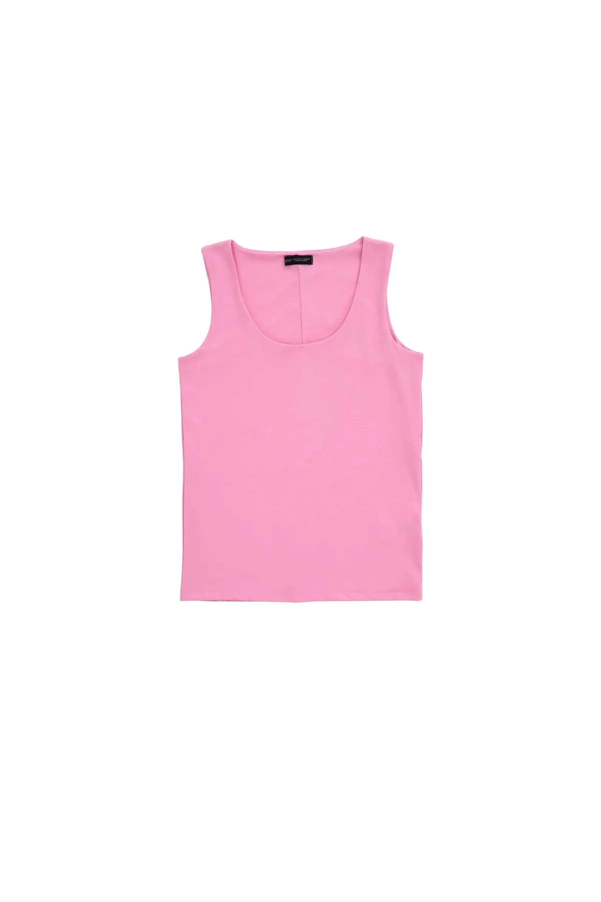 Kalın Askılı Basic Bluz Pembe