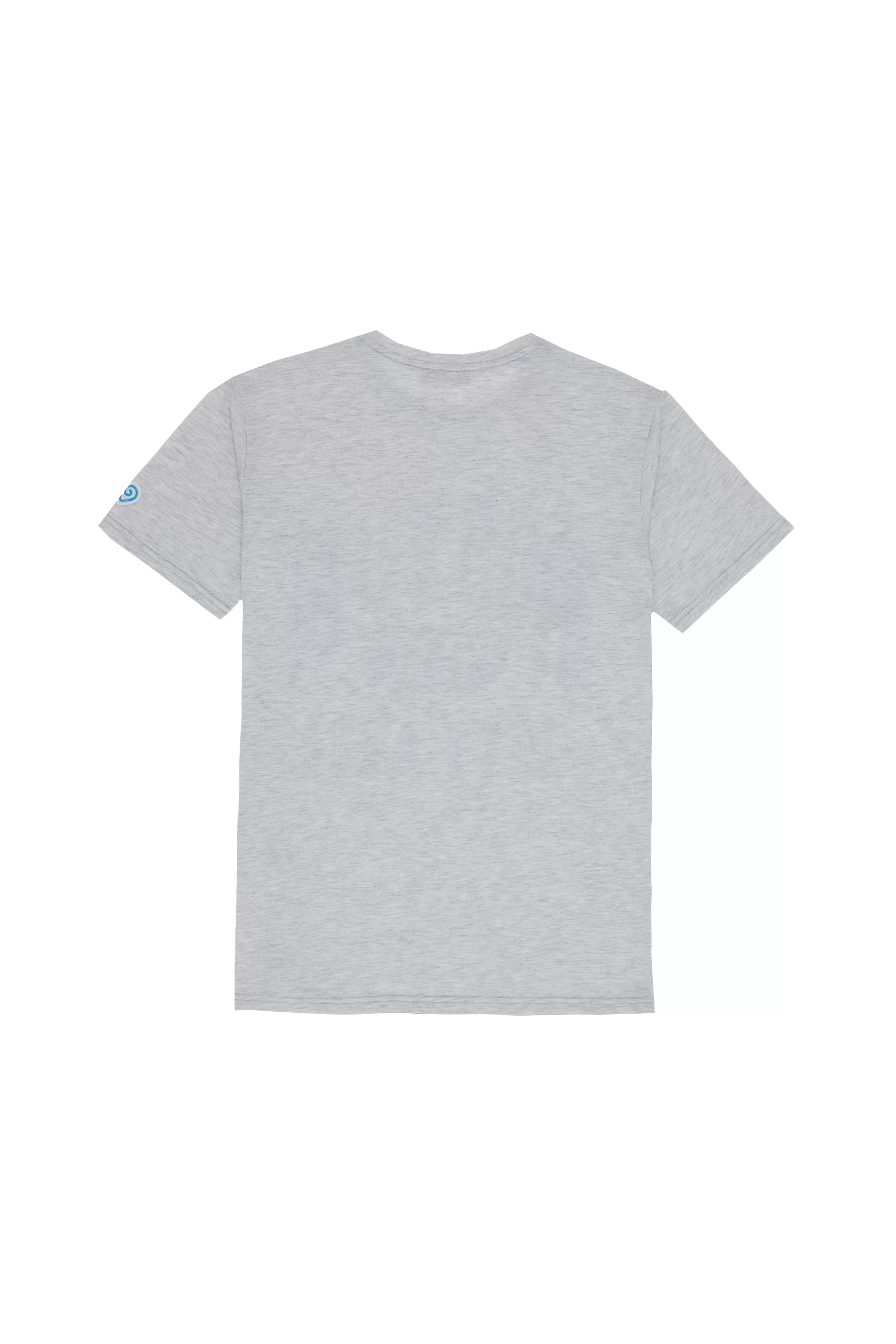 Baskı Detaylı T-shirt Gri