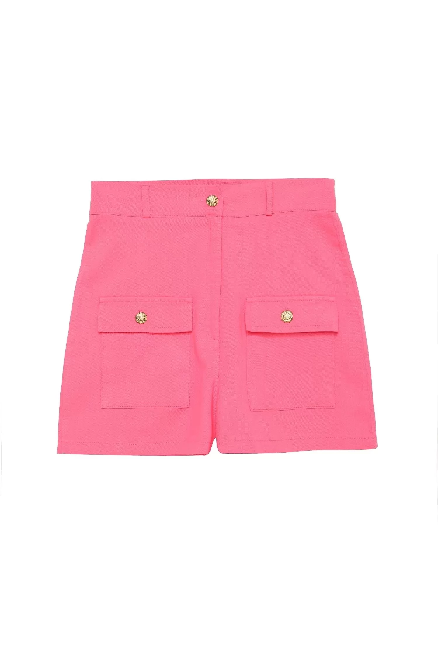 Cepli Kısa Şort Pembe