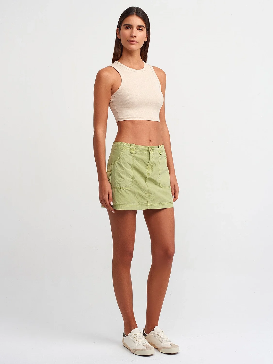 Dikiş Detaylı Crop Top