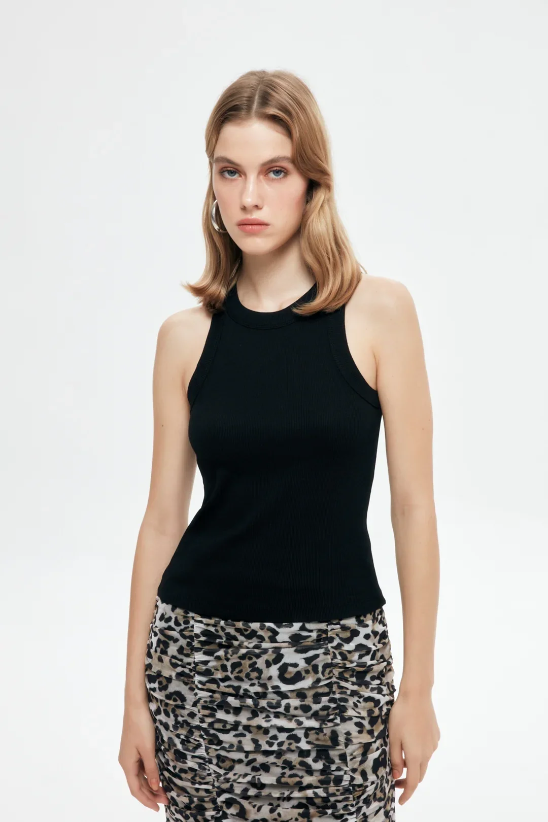 Halter Yaka Basic Fitilli Atlet