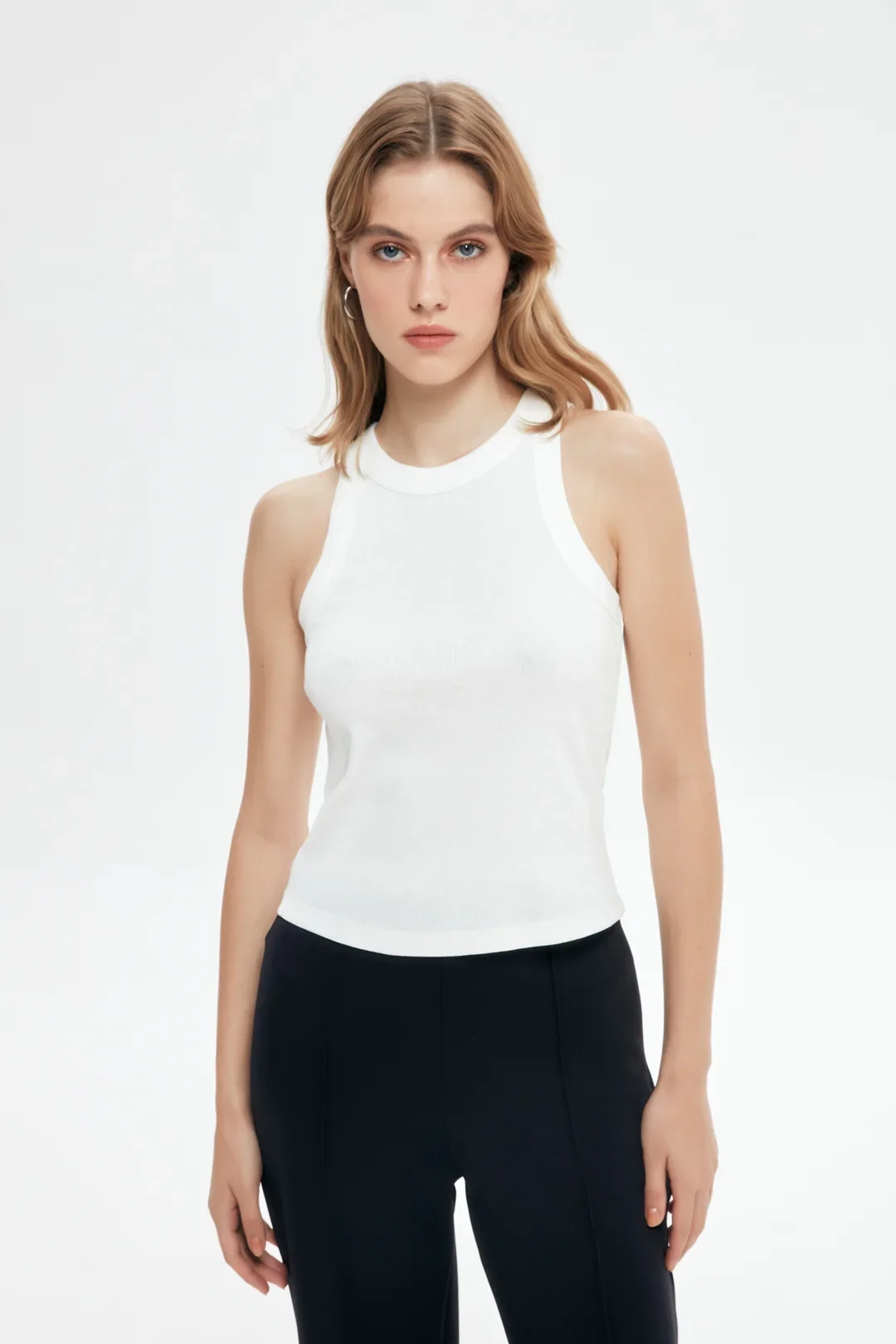 Halter Yaka Basic Fitilli Atlet