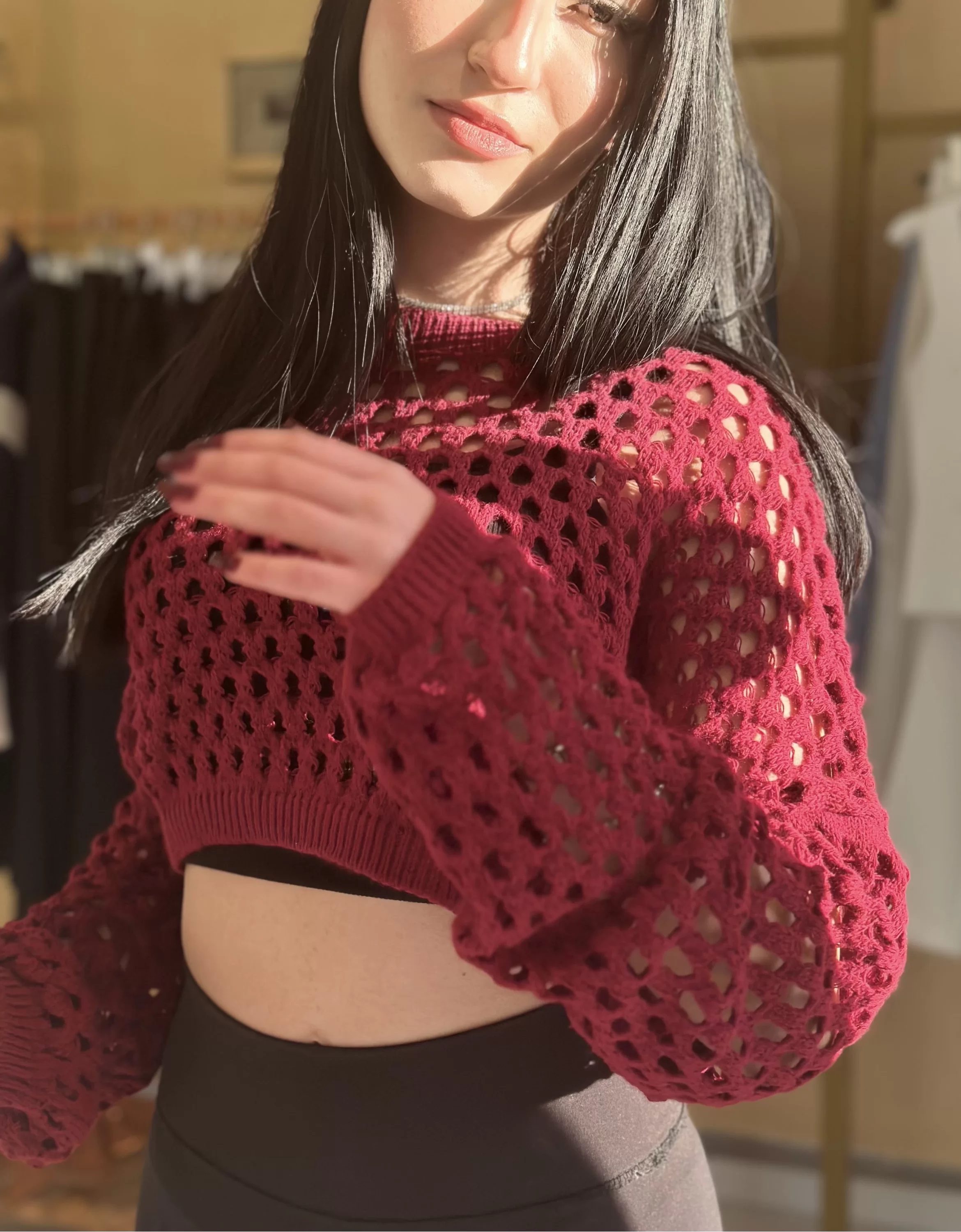 Örgü Crop Triko