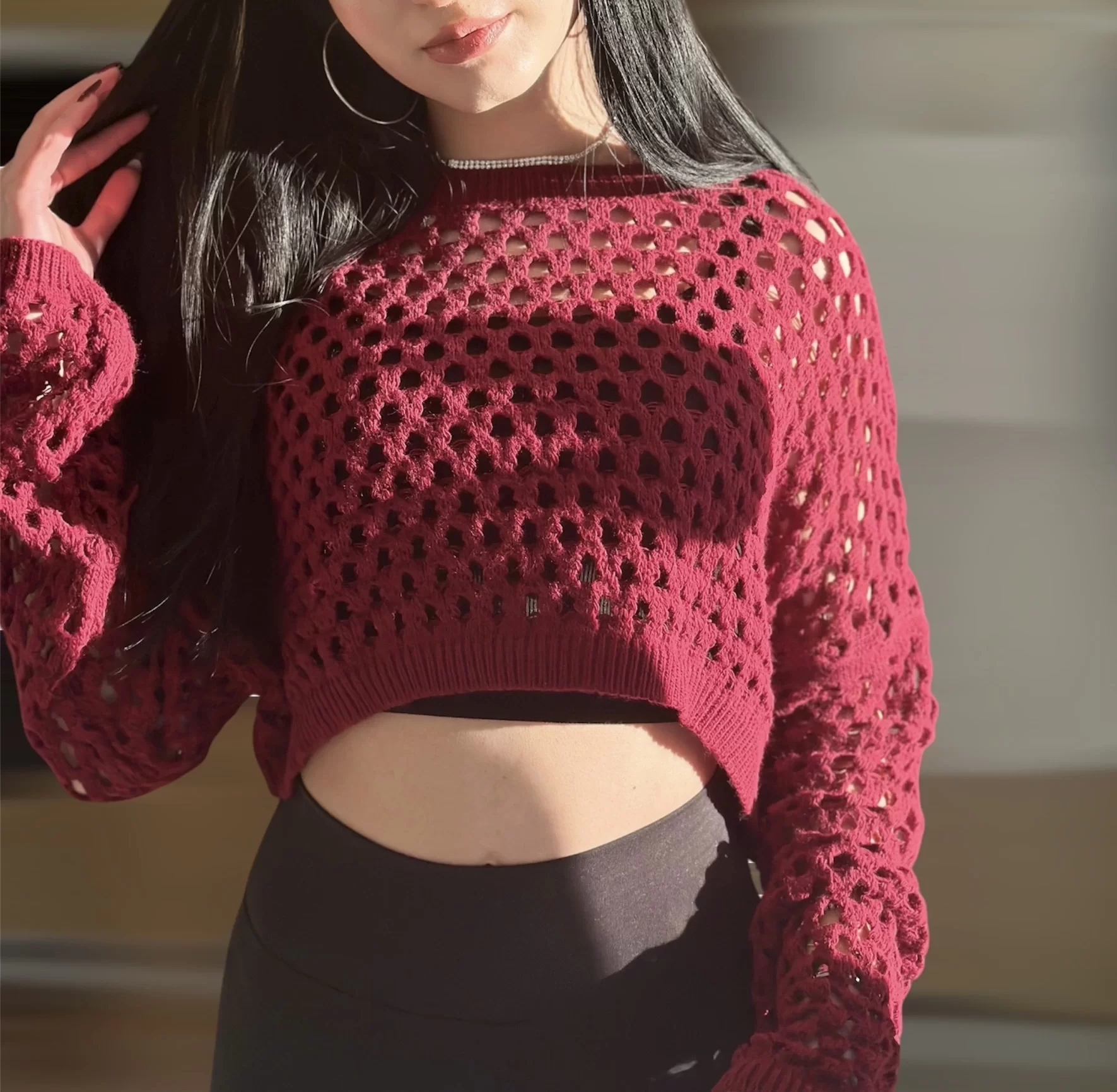 Örgü Crop Triko