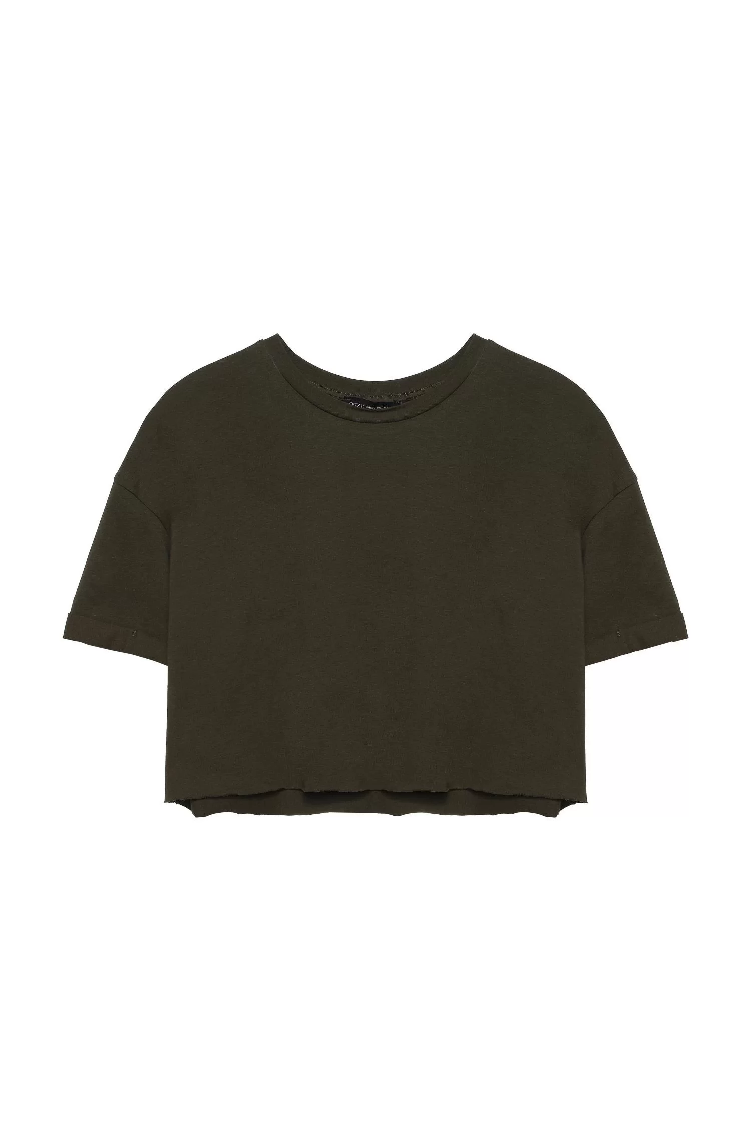 Quzu Basic Tshirt Haki