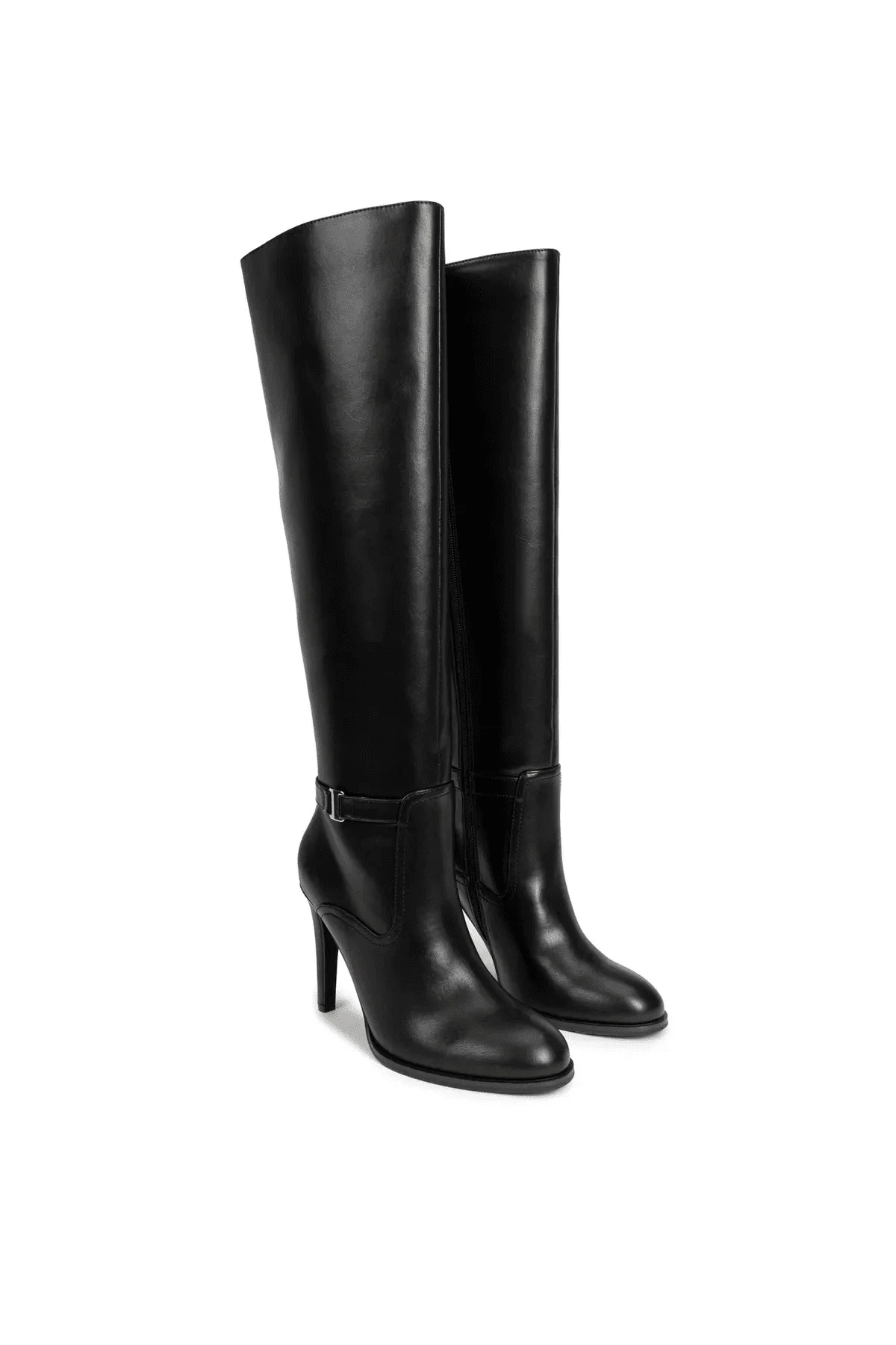 Siyah Topuklu Çizme