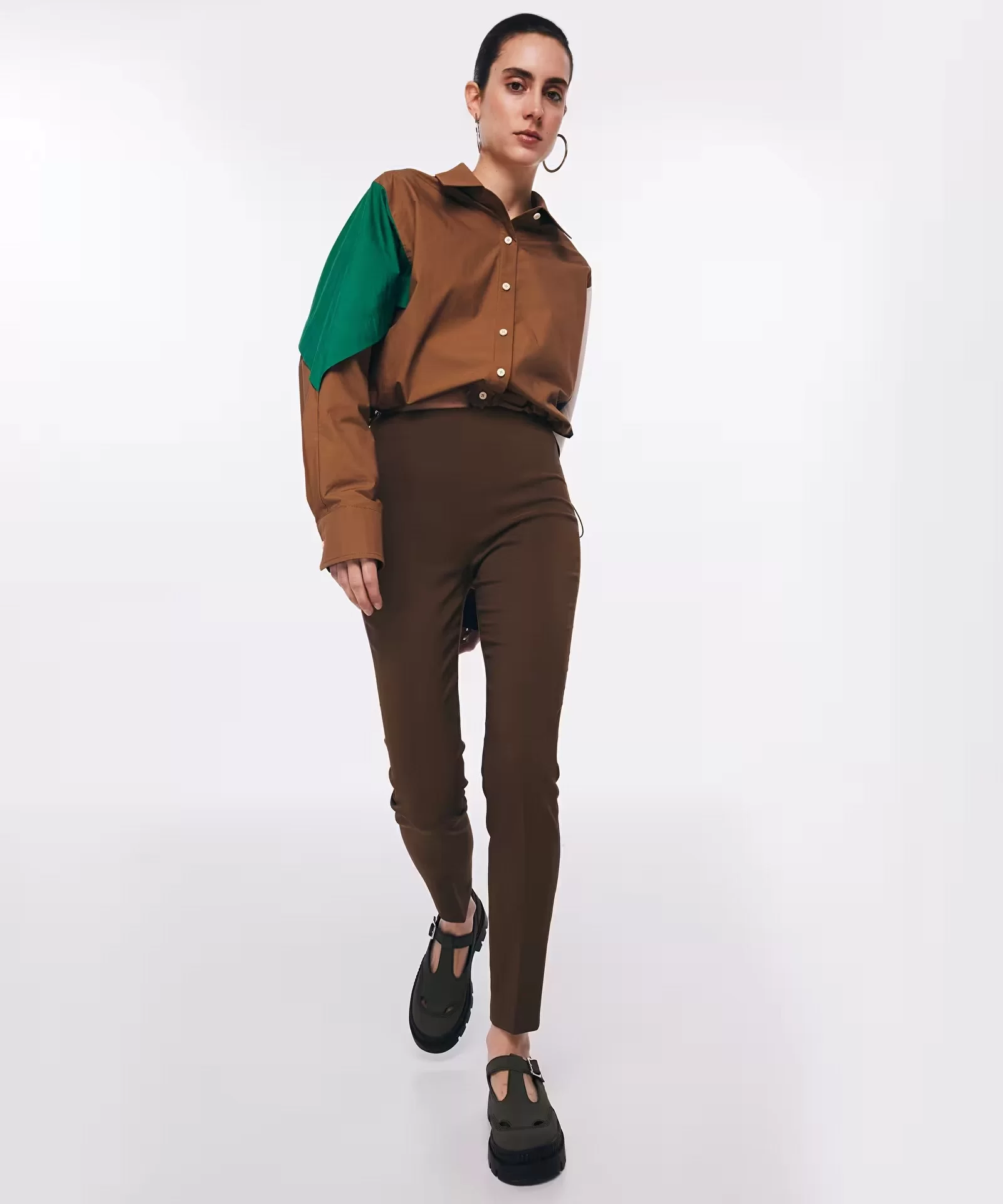Slim Fit Haki Pantolon Twist