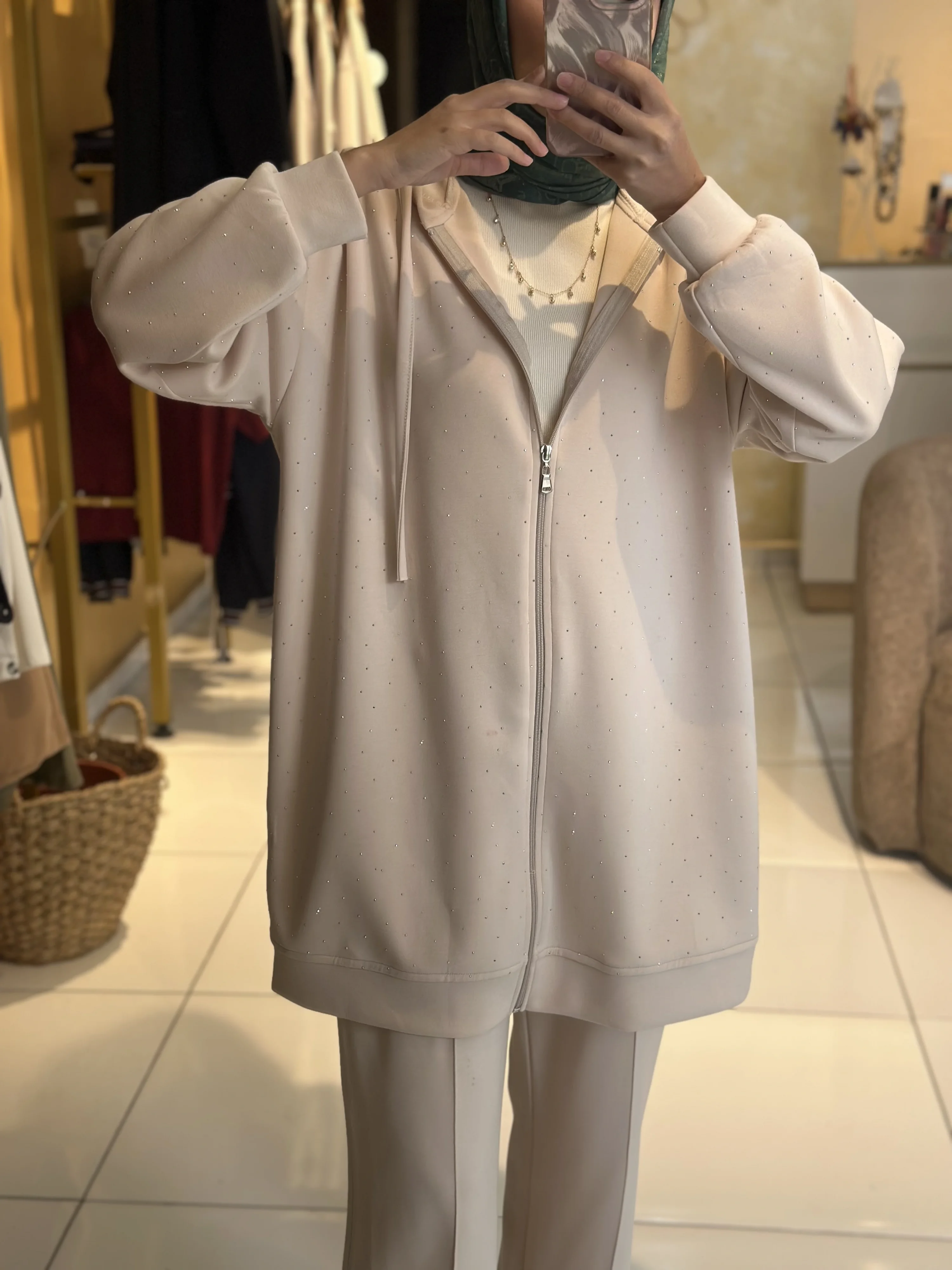 Star Modal İkili Takım - Krem