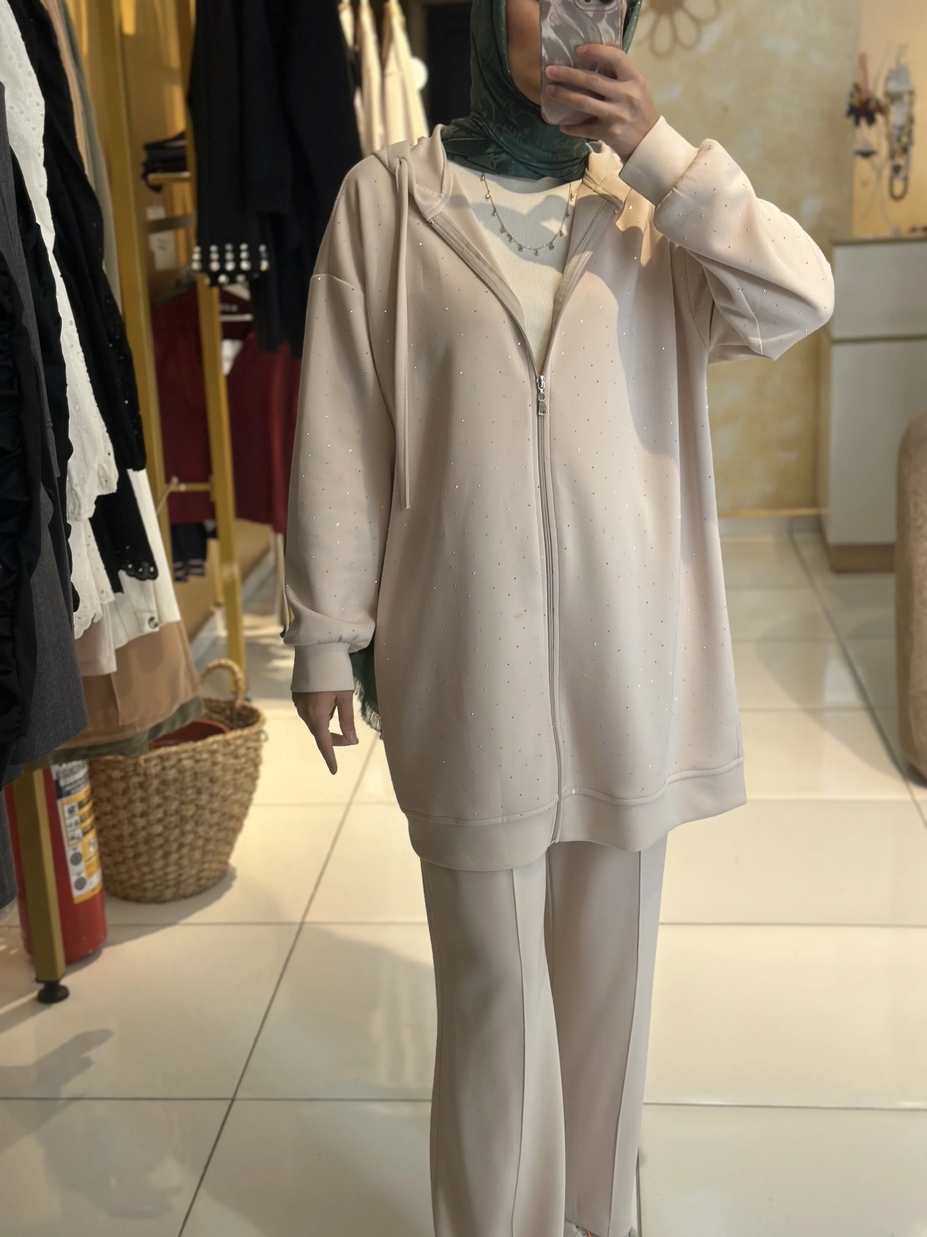 Star Modal İkili Takım - Krem