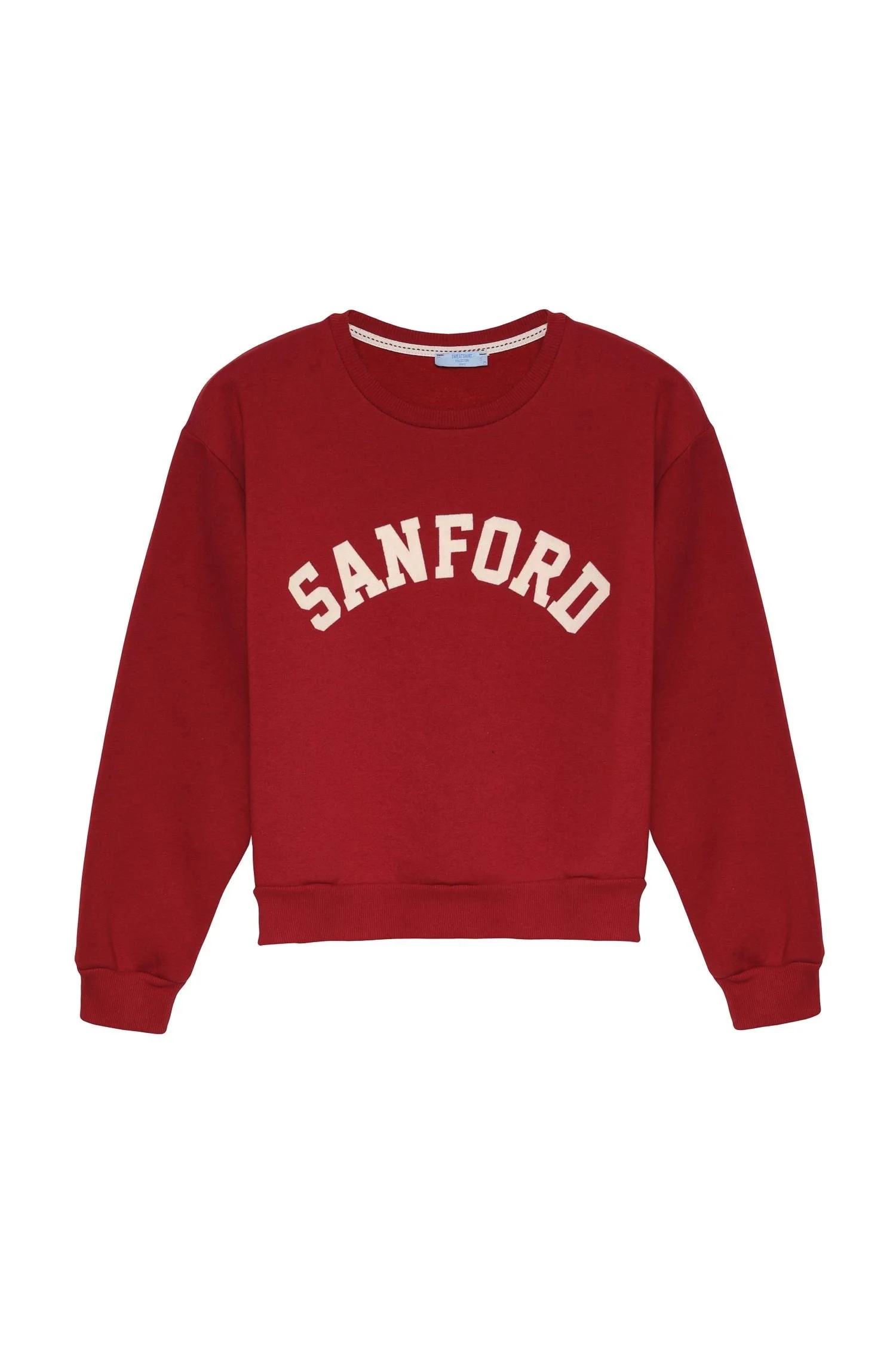 Yazı Baskılı Sweatshirt Bordo