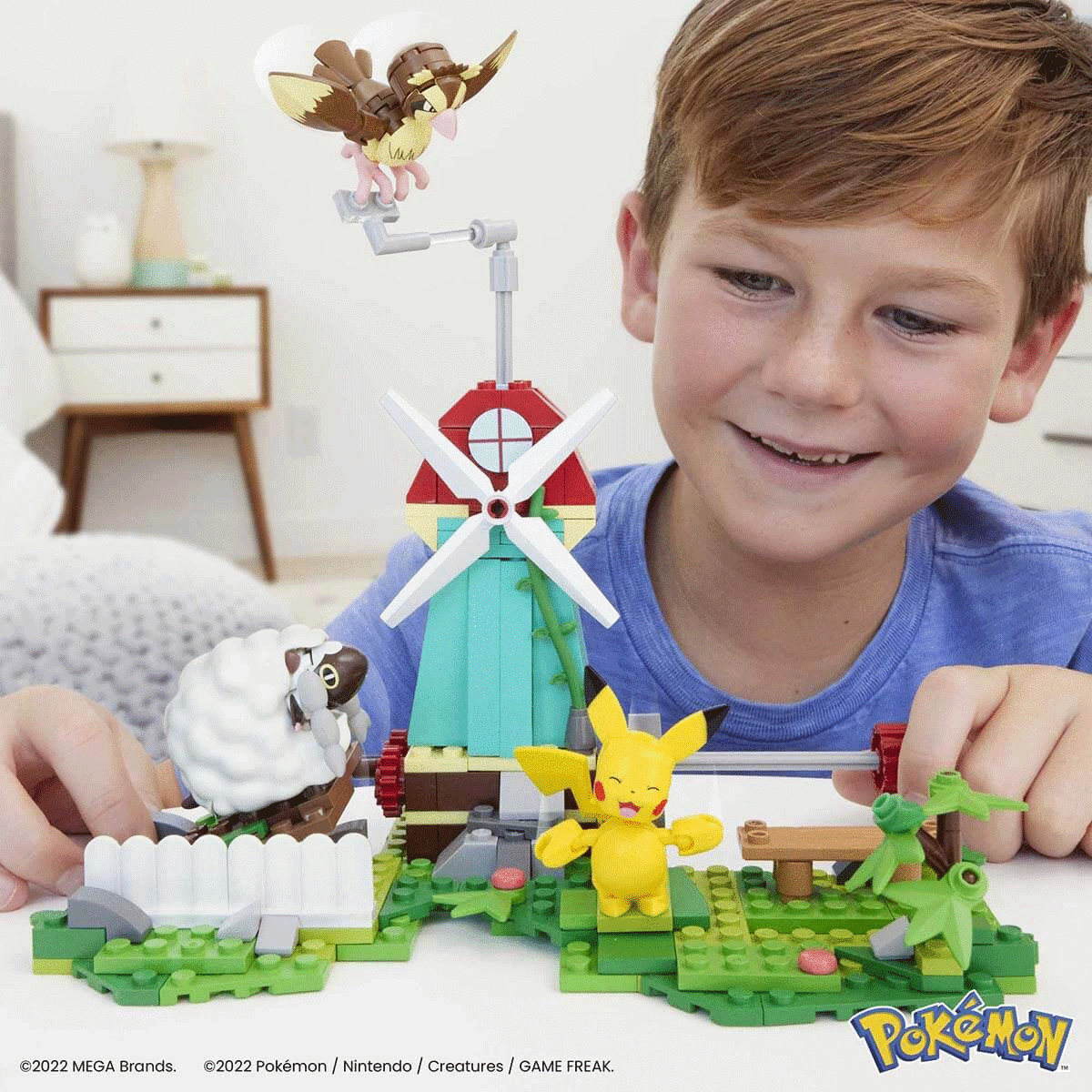 HKT21 MEGA™ Pokémon™ Countryside dmill - Yel Değirmeni Kasabası Seti 240 parça +7 yaş