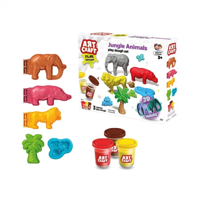 03997 Art Craft Orman Hayvanları Hamur Set 168 Gr -Fent