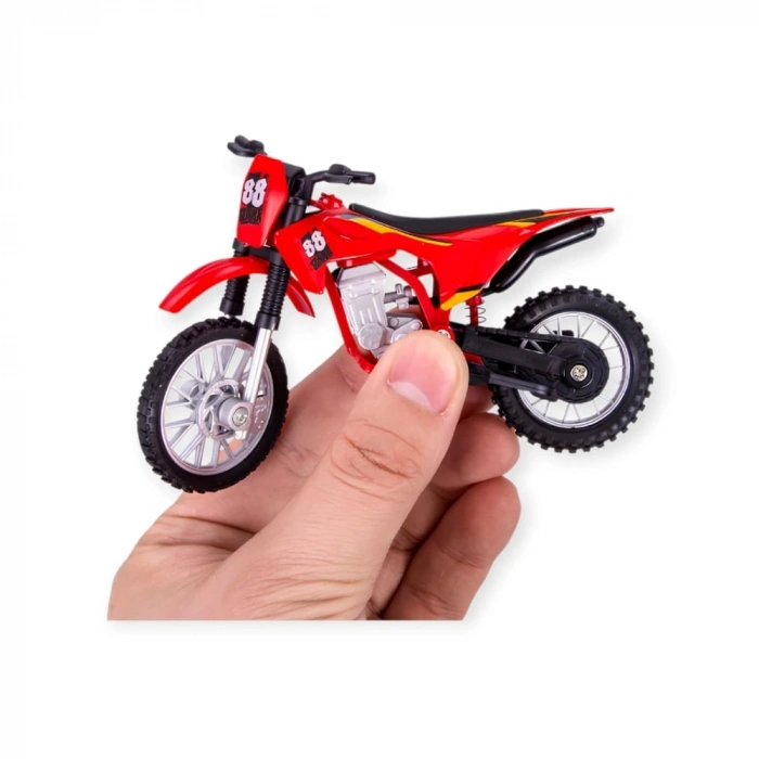 1:18 Ölçekli Model Motosiklet - DS928 - Kırmızı - 1 ADET