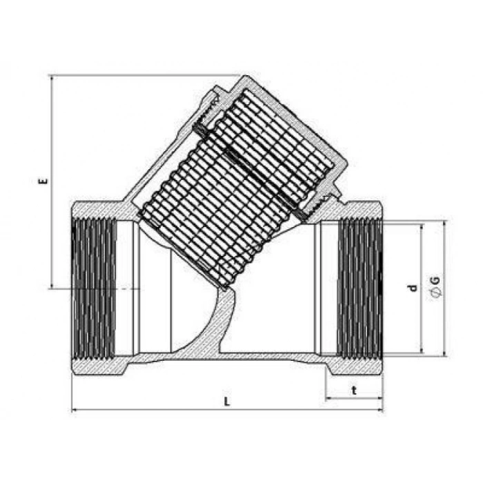 1/2 Filtre Pislik Tutucu Pirinç