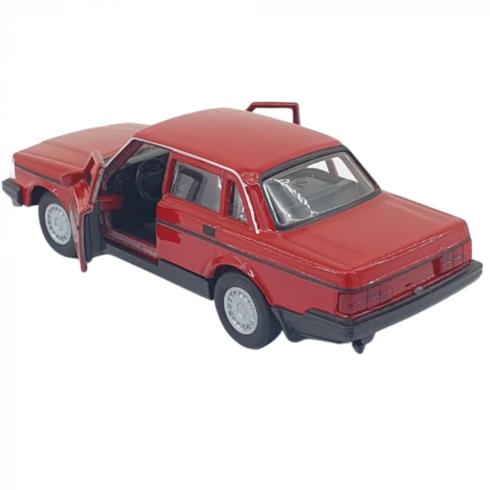 1:32 Volvo 240 GL Çek Bırak -Araba -  43784-KIRMIZI - 1 ADET