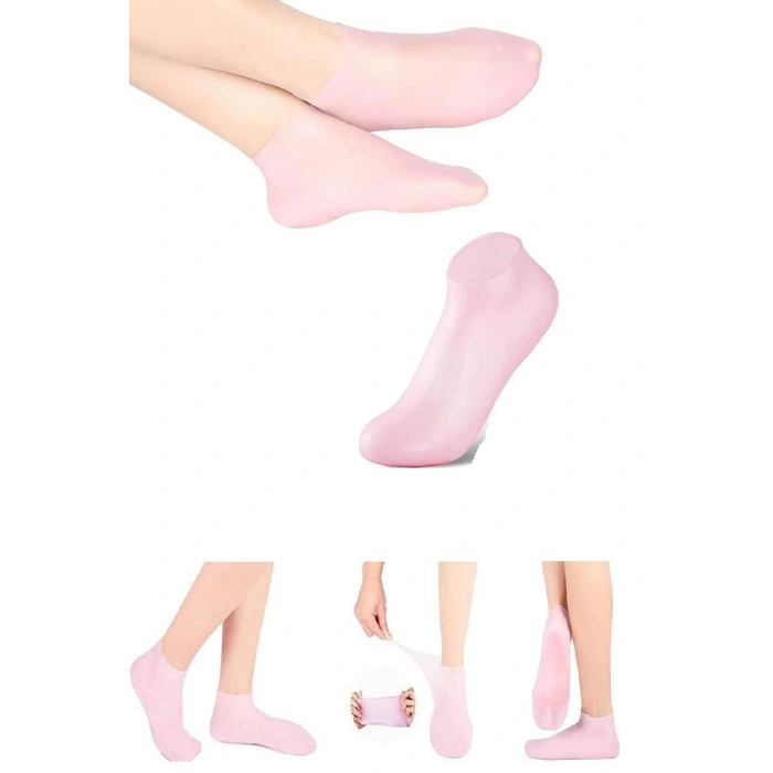 1 çift  jel topuk nemlendirici çorap ayak bakımı çatlama koruyucu  çorabı