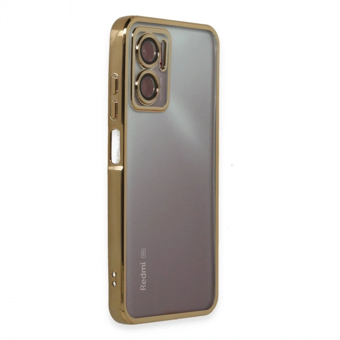 10 5g Kılıf  Lensli  - Gold