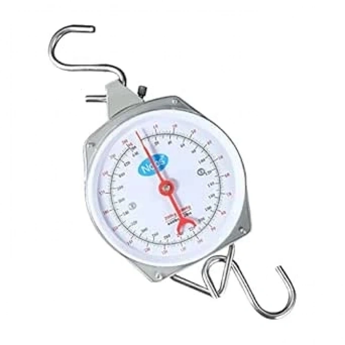 100 kg Kapasiteli Askılı Terazi  Dayanıklı, Net Kadranlı, Çift Ölçü Birimli, Endüstriyel ve Dış Mekan Uyumlu (  )