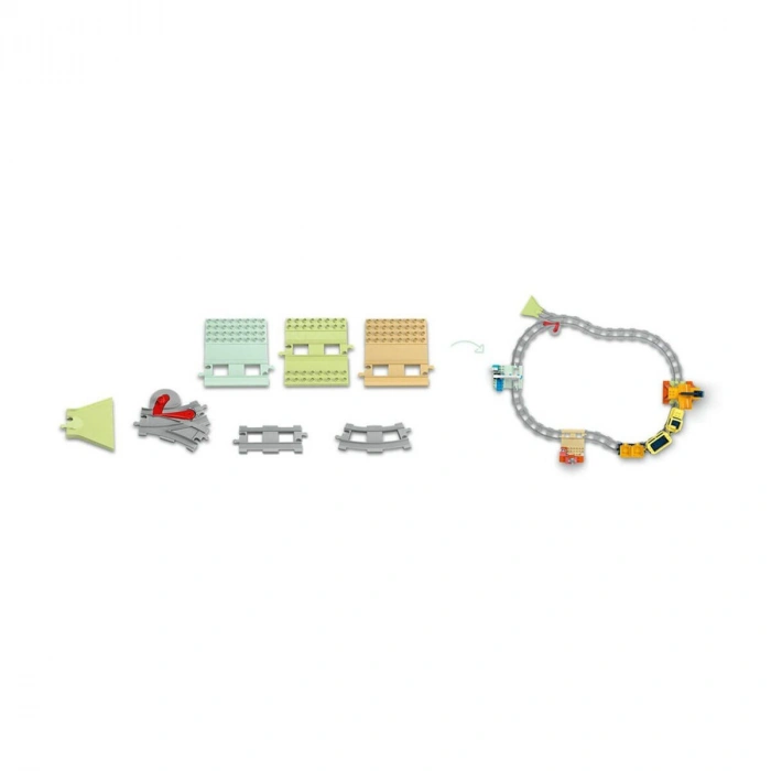 10428 Lego Duplo  Büyük İnteraktif Mahalle Treni 103 parça +3 yaş