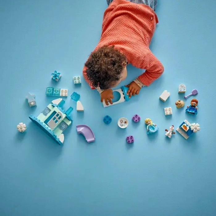 10455 Lego Duplo Anna ve Elsanın Karlar Ülkesi Şato Partisi 54 parça +2 yaş