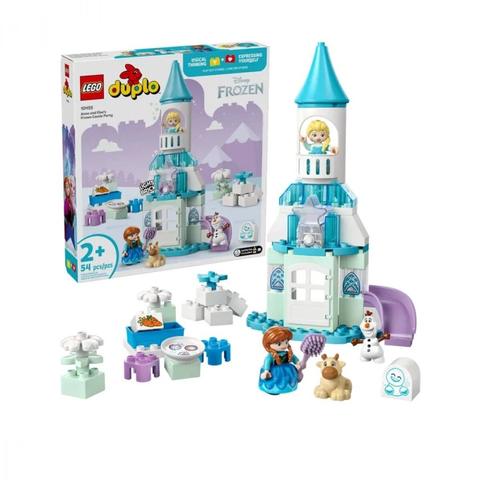 10455 Lego Duplo Anna ve Elsanın Karlar Ülkesi Şato Partisi 54 parça +2 yaş