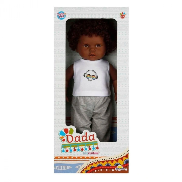 1060091 Dada Kıvırcık lı Bebek 60 cm -Sunman