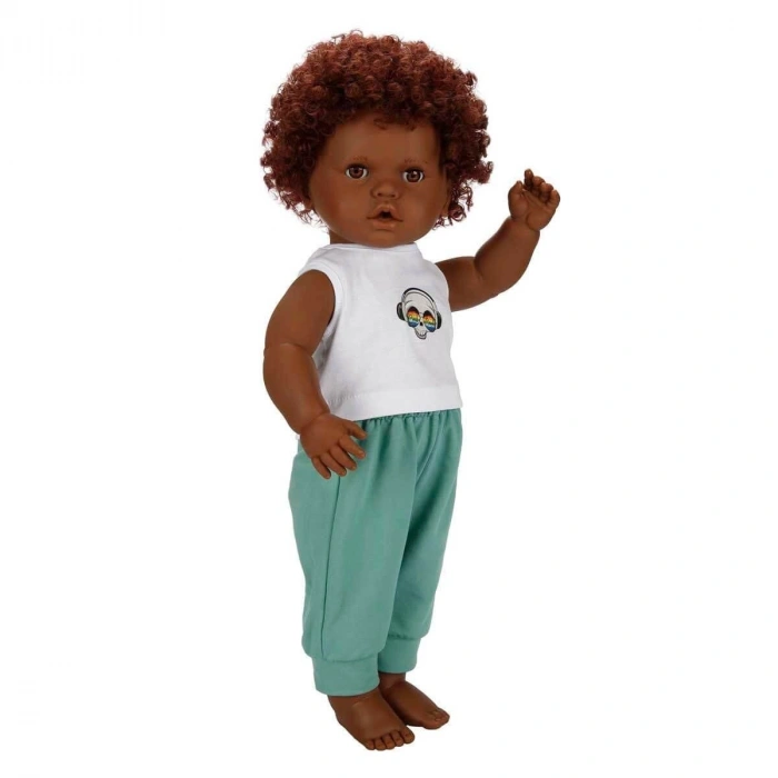 1060091 Dada Kıvırcık lı Bebek 60 cm -Sunman