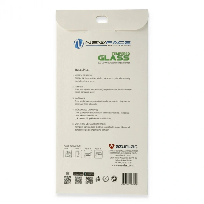 10c 20d Premium Cam Ekran Koruyucu