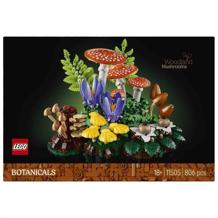 11505 Lego Botanicals Orman Mantarları 806 parça +18 yaş