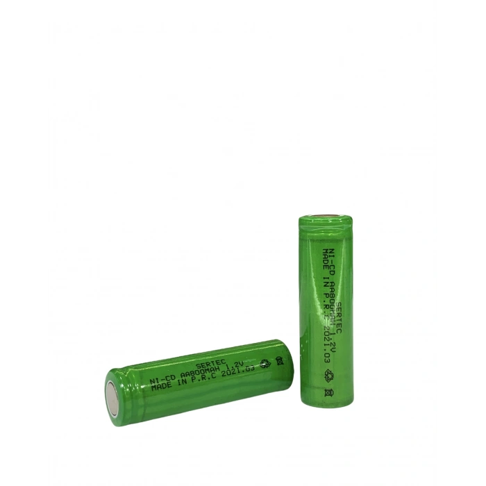 1.2V 800 Mah  Aa  Nicd Şarjlı Pil  Başsız / Flat Head (74)