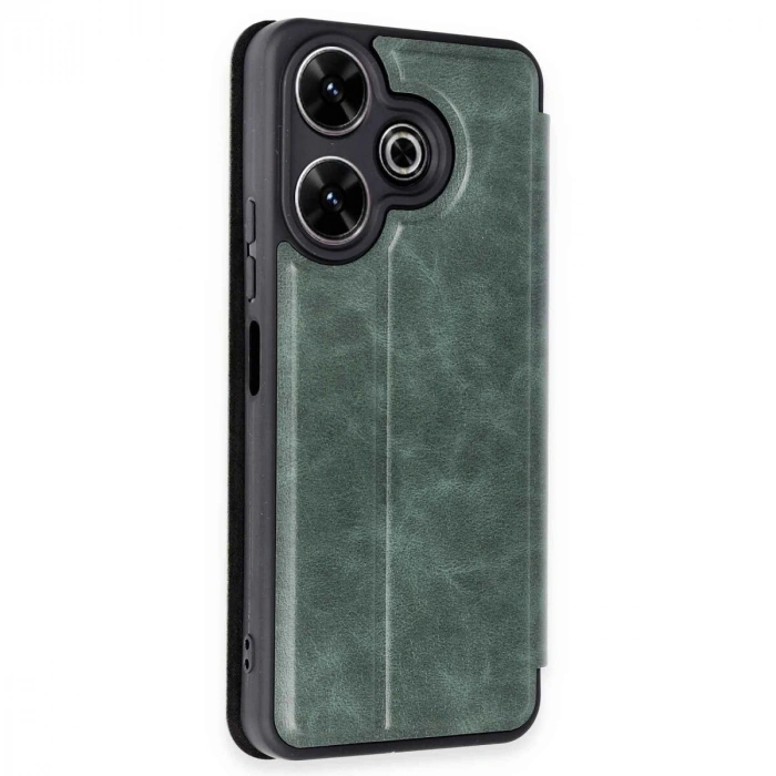 13 4g Kılıf Flip Cover - Koyu Yeşil